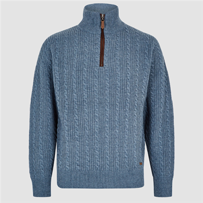 Dubarry Portnahinch Knitted Sweater - Slate Blue